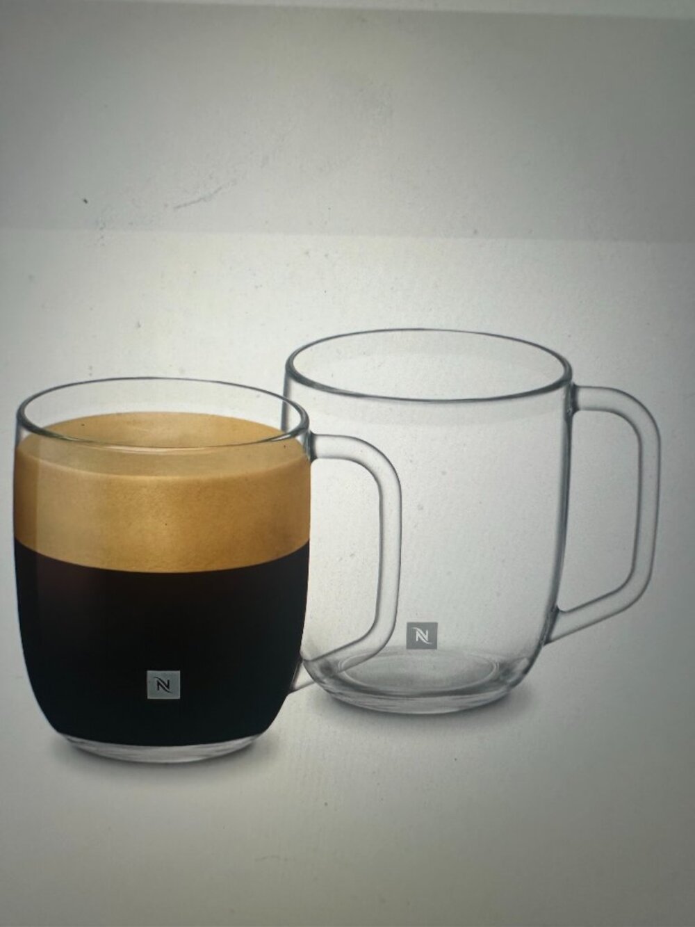 Nespresso signature mugs set of two